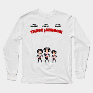 The Amigos 8bit pixel art Long Sleeve T-Shirt